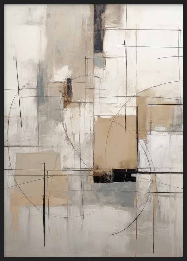 Tableau Abstrait Élégance Moderne